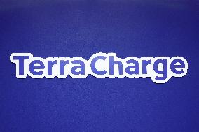 Terra Charge sign and logo
